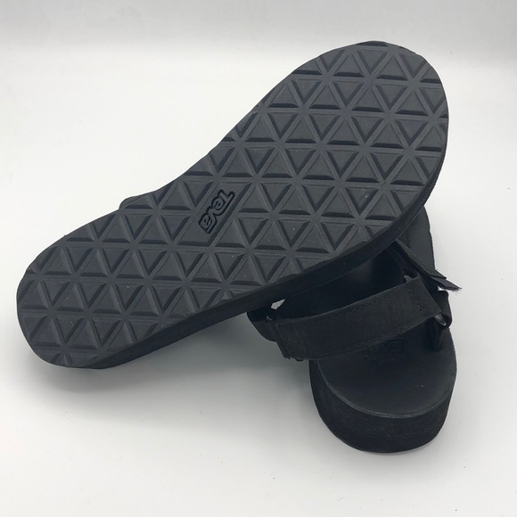 Teva Universal Midform Black Leather Sandals - Picture 6 of 6